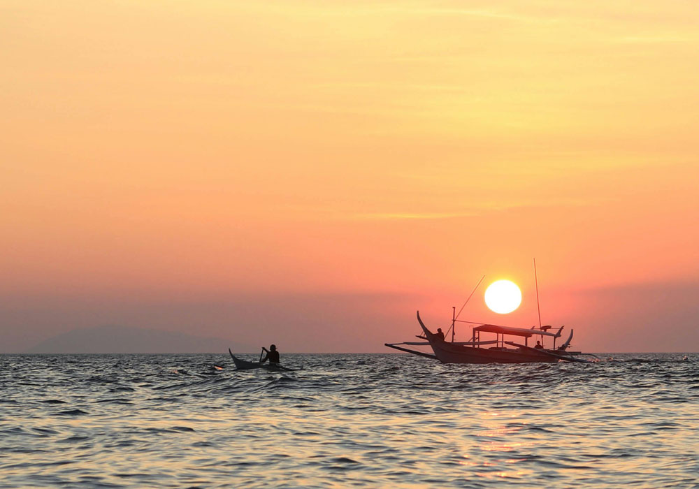Lovina Beach - Sunset at Lovina