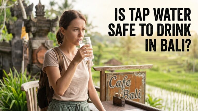 Is tap water safe to drink in Bali?